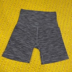 lululemon align grey space dye 4" bike short